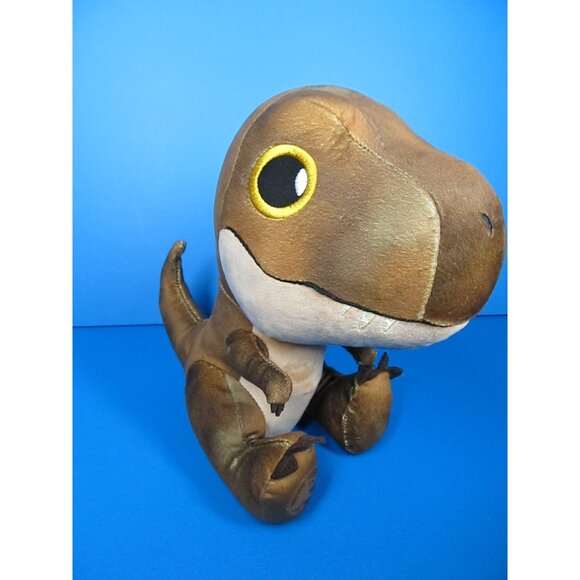 Kohls Cares Jurassic World Brown T-Rex Dinosaur Plush Toy Stuffed Animal 9" - Picture 6 of 9